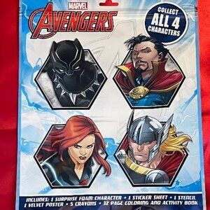 8 ASSORTED COLLECTIBLE PLAY PACK SETS   MARVEL AVENGERS  AFRO UNICORN  PEPPA PIG